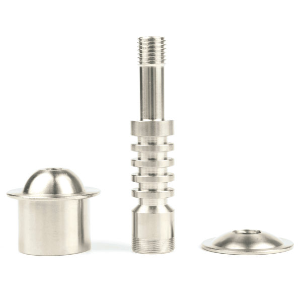Titanium-Nail-for-Delux 16mm/20mm Coil TC Titanium Nail for Honeybird Delux Dnail Nectar Collector Gr2 Tip Threaded Technology Oil Rig Glass Pipe