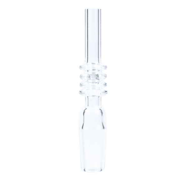 10mm 14mm Quartz Tips with Plastic Clip For Mini Nectar Collector Kits Dab Oil Rigs