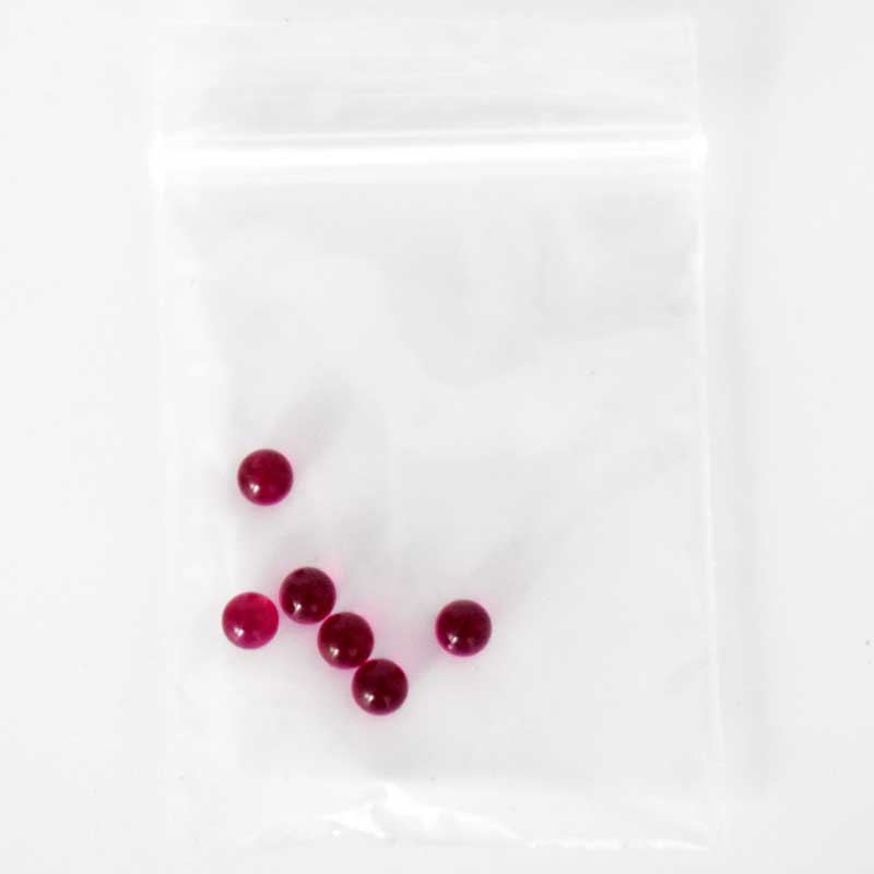 Ruby Pearl Co - 2pk 4mm Ruby Terp Pearls
