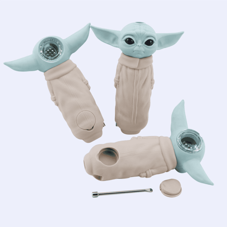 Baby Yoda silicone smoking pipe JCVAP®Official Store