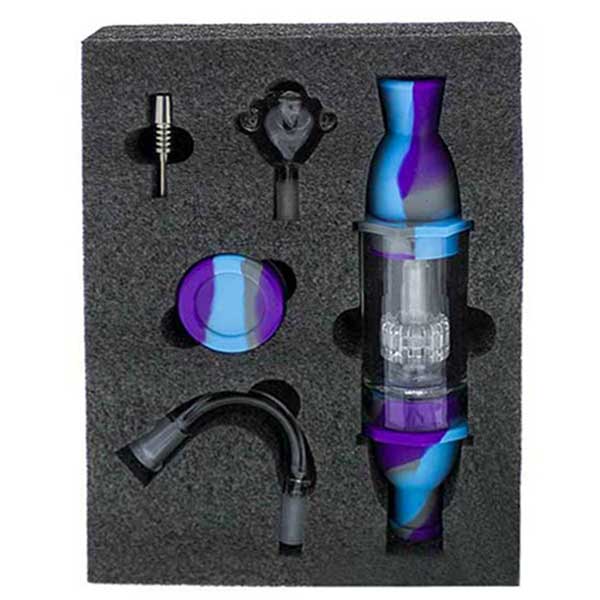 Silicone Nectar Collector Kit Concentrate Smoke Pipe with Gr2