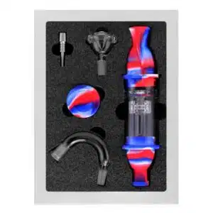 Silicone Glass Dab Straw Full Kit (1)