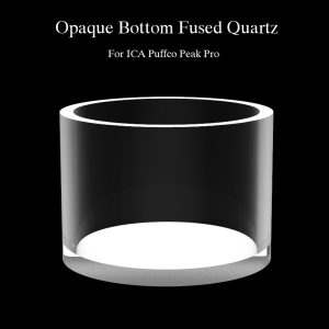 Opaque Bottom Fused Quartz Insert for ICA Puffco Peak Pro & Pockety