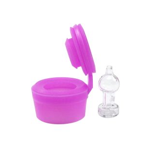 Silicone Case With Ball Cap for pro and JCVAP Chambers -Pink