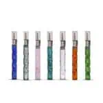 Glass straw set 2 (blue)