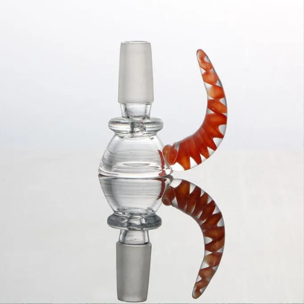 Ox horn Glass screen bowls 14mm male bowl honeycomb glass bowl mix colors  smoking bong accessories - JCVAP®