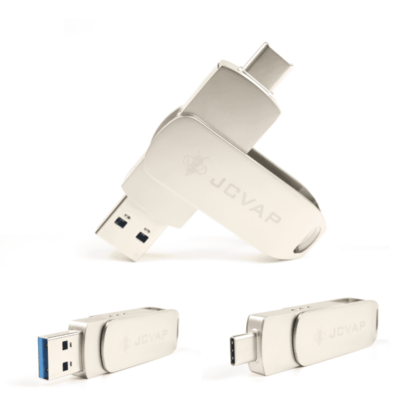USB Type-C 2 in 1 Flash Drive - JCVAP Brand Merchandise USB Type-C 2 in 1 Flash Drive - JCVAP Brand Merchandise