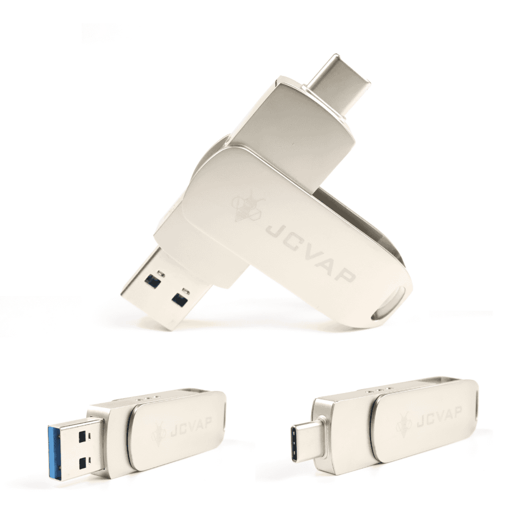 USB Type-C 2 in 1 Flash Drive - JCVAP Brand Merchandise