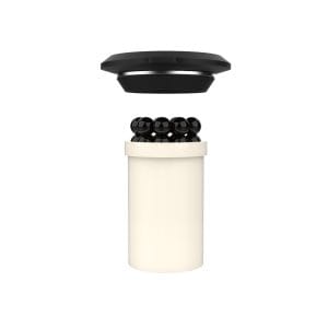 Ceramic Cap with SiC Pearls