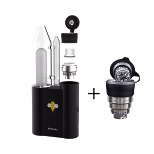 Pockety with quartz chamber with 4mm sic herbcloud quartz