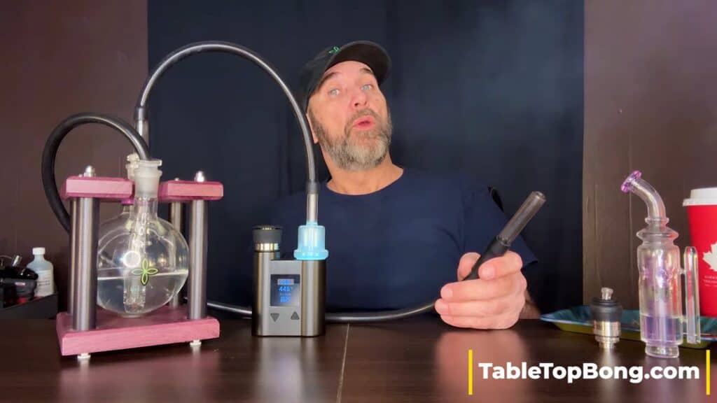 The E-Rig with balls Titan HerbCloudreview and demo by TableTopBong