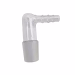 Glass elbow adapter