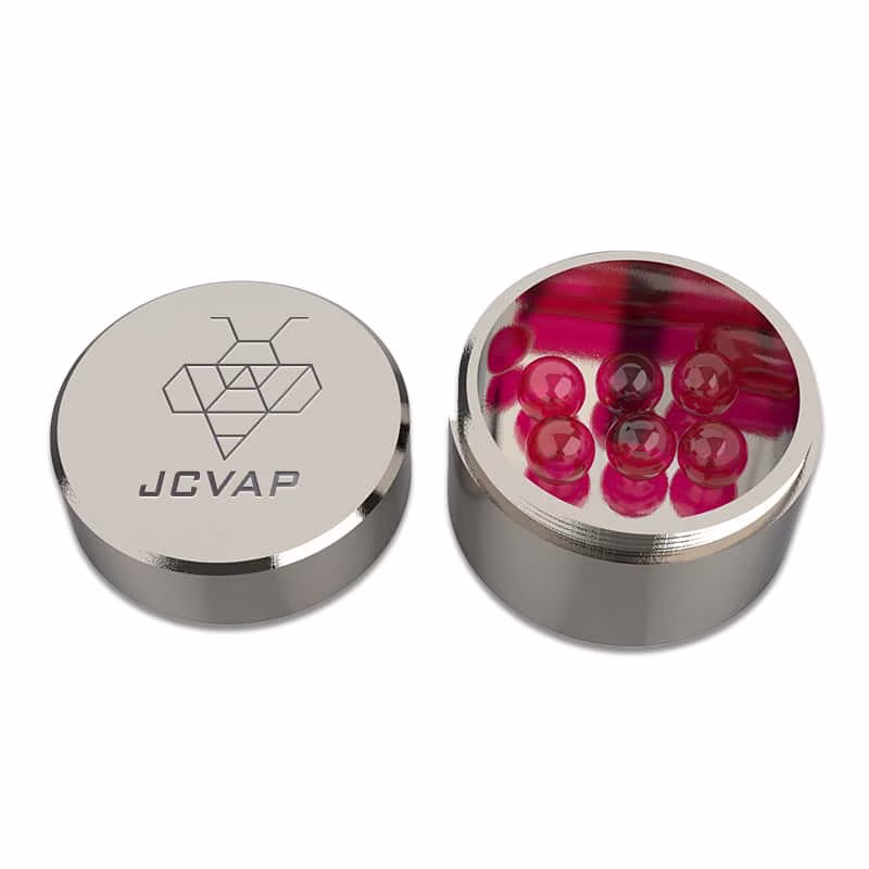 ruby pearls with titanium rio jar
