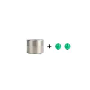 6mm Green Nano 2pcs
