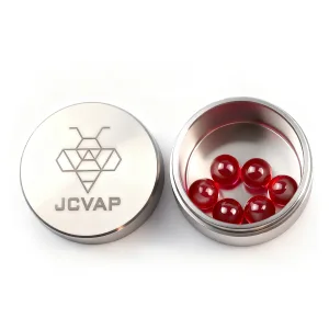 4.5mm ruby terp pearls with titanium rio jar