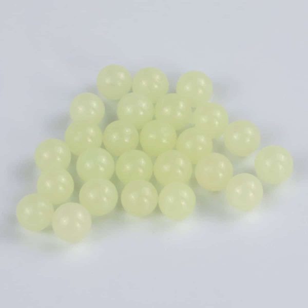 luminous pearls -4mm green -2 luminous pearls -4mm green -2