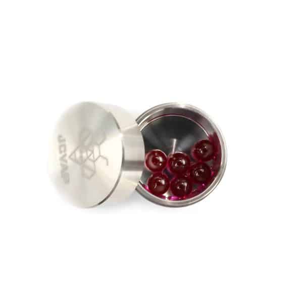 4.5mm ruby terp pearls with titanium rio jar