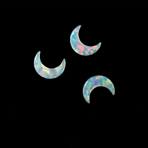 Double-sided moon opal pearls (3)