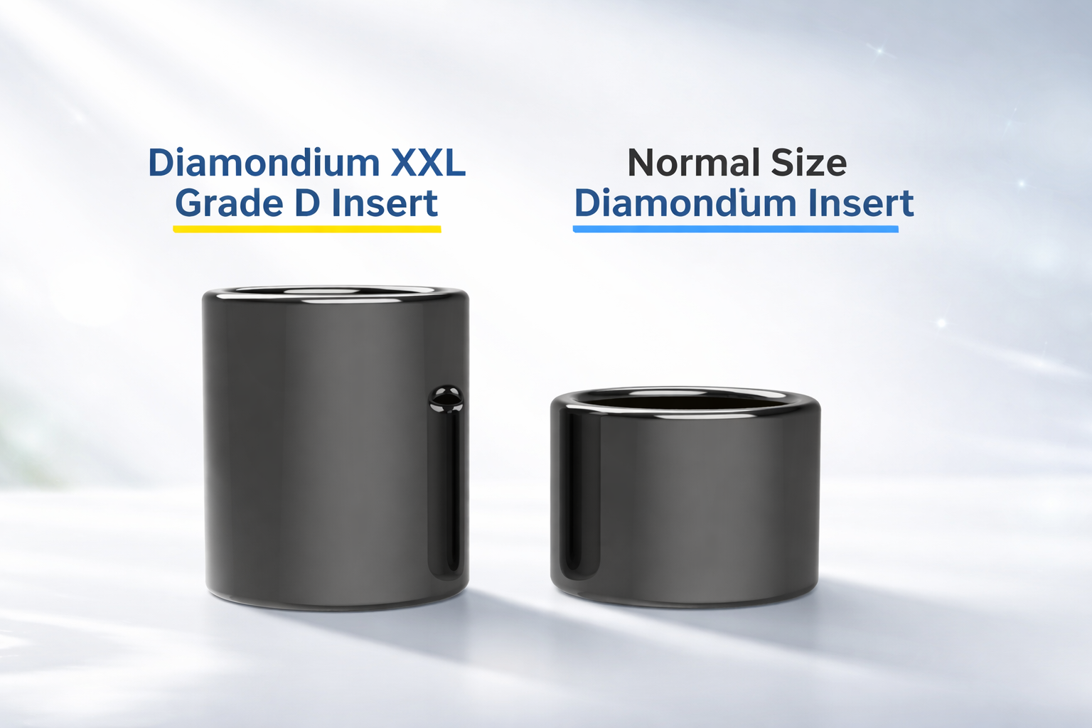 JCVAP Diamondium XXL Insert vs Normal Size Insert