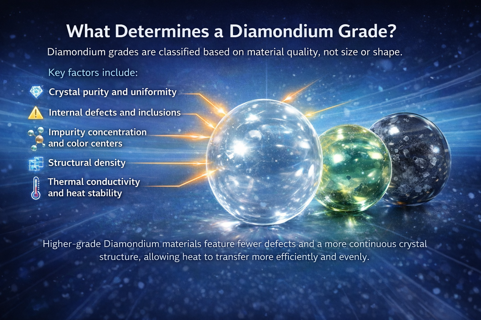 What’s the Difference Between Grades of Diamondium?