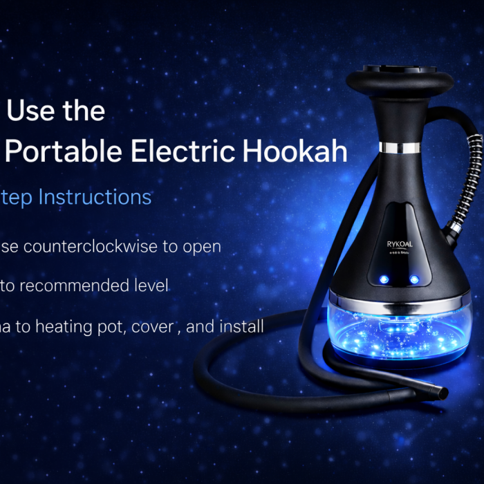 How To Use the Rykoal Electric Hookah