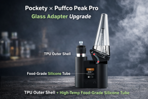 JCVAP Pockety Puffco Peak Pro Glass Adapter