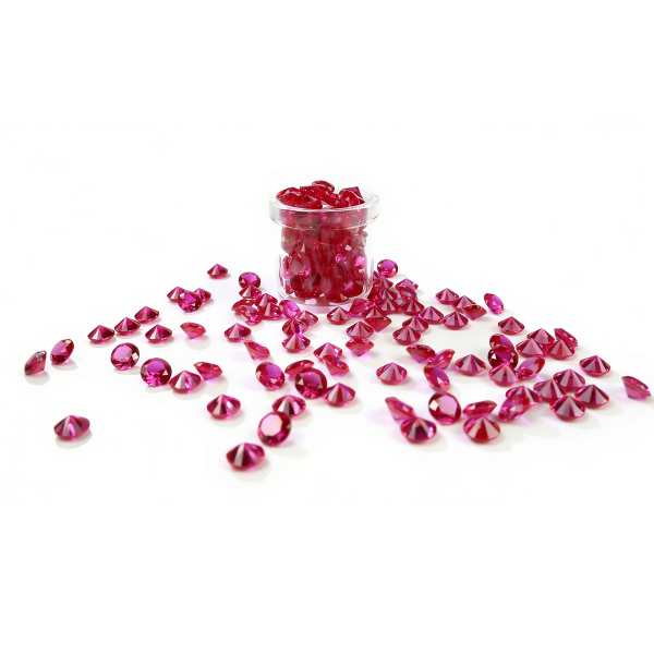 Ruby Diamond Faceted Cut 2.5mm