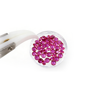 Ruby Diamond Faceted Cut 2mm 02